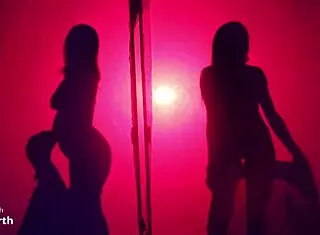 damn these sul girls strip tease lingerie so slow behind the screen sensual as hell