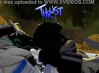 Rough shark creampie bath gone furry wild 🦈💦🛁