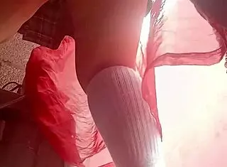 trembling upskirt latina mexican student short skirt tennis class sneaky peek