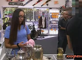 brunette babe glasses pov spies big cock blowjob hidden cam screw