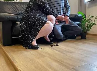 i visit curvy mother-in-law with huge natural tits wet pussy and hairy beaver