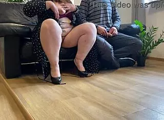 i visit curvy mother-in-law with huge natural tits wet pussy and hairy beaver