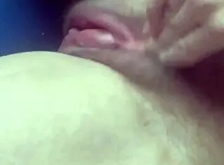 blonde teases wet pussy by window craving watchers orgasm