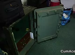 Can this bombshell gulp every drop of that nasty facial bukkake jizz?