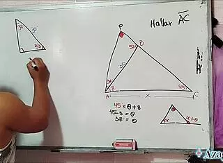 sexual math lesson reveals nerdy asian student's area
