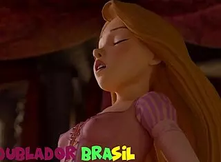 rapunzel rides cowgirl hard, you ready pt br?