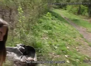 naughty girl thrilled picking up cash for public anal