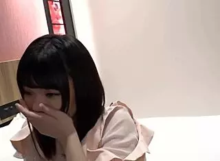 raw pounding naive japanese student's pussy to creampie climax