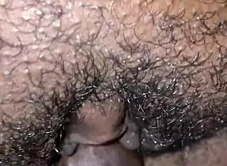Homemade Ebony Pussy Dripping Wet Closeup Ripped Clothes Monster Cock Pov