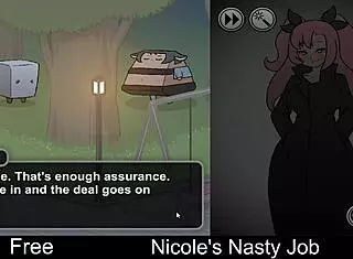 nicole plays her nasty interactive erotic game turning super dirty