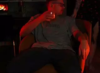 dinner date with my redhead turns to cowgirl pounding