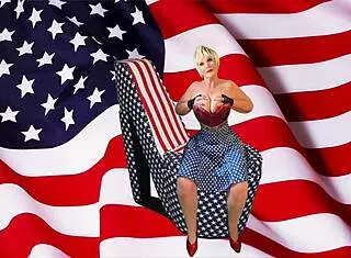 Granny, wanna lick my patriotic dick creampie?