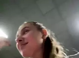 Bouncing Big Natural Tits Gym Fuck