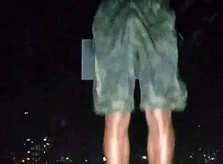 Skinny beauty's homemade park casting interview