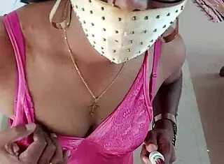 Indian Cd Lara Dsouza Pink Satin Nighty Fuck