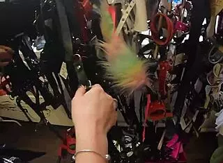 hey girls, pick these sexy panties in fitting room