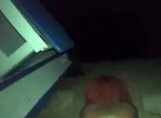 Big ass girlfriend fucked risky on beach vlog