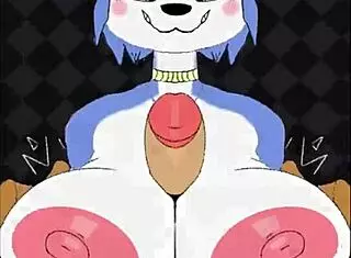 Krystal Titty Fucks Fox McCloud's Monster Cock!