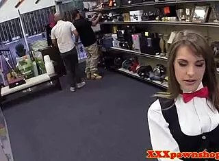 spy cam catches pawnee masturbating bent over broker doggy fuck cash