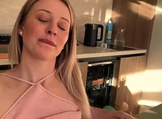 Stepmom Milks My Cum Before Dad Leaves