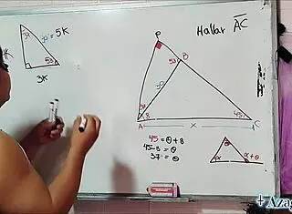 sexual math lesson reveals nerdy asian student's area
