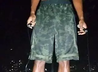 Skinny beauty's homemade park casting interview