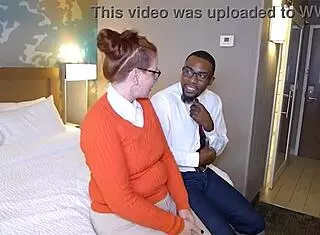 Nerdy ginger reign craves big black cock anal facial