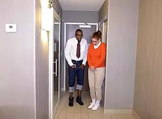 Nerdy ginger reign craves big black cock anal facial