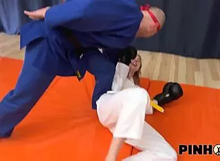 Russian blonde teen's tight virgin asshole stretched moaning in hardcore anal first time sport