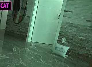 step son threesome fucks step mom friend shared bed creampie mmf