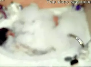 Solo Asian Boy's Steamy Bubble Bath Foot Fetish Fun!