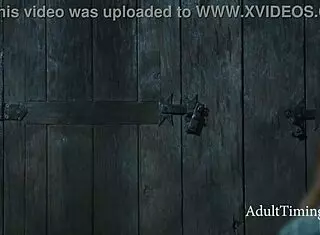 two evil milfs gangbang innocent redhead at adult cinema