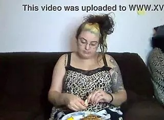 rebeca adams' huge tits gobble my shrimp whole