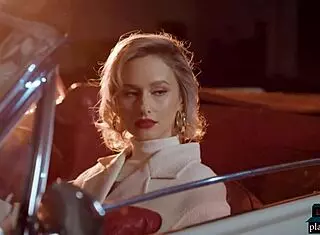 polina's big round ass milf striptease playboy convertible