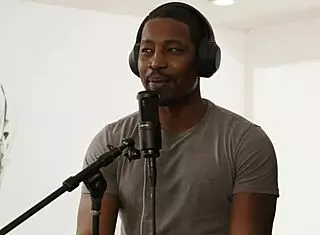 Tall Annie King rides Isiah Maxwell's hard black cock sideways