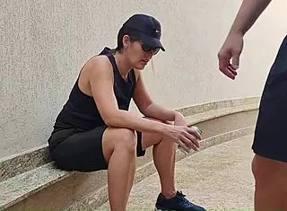 brazilian first-timer's assplay deepthroat leads to creampie spanking