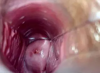 Vaginal orgasm throbs in extreme close-up pussy view!