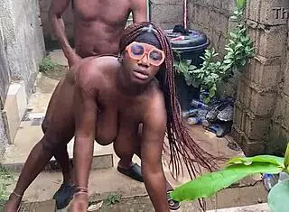 Fat Italian BBW Fucked on Bench Until It Breaks!