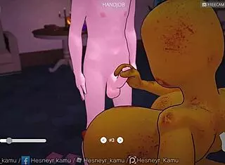 Big tits black babe gives sloppy backroom handjob and blowjob casting