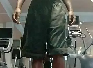 Skinny athletic teacher dorm workout turns into sexy homemade fun