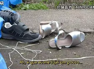 Hiroka suzuno welcomes beggar in subtitled drama