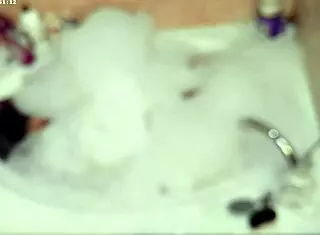 Solo Asian Boy's Steamy Bubble Bath Foot Fetish Fun!