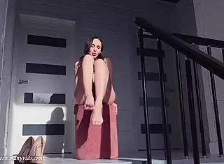 slut gets rough footjob anal creampie doggystyle pounding