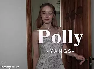 wanna see polly yang's perky tits bounce hard during wild pounding?