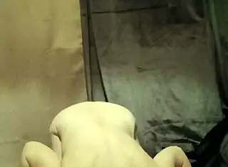 French slave housewife bound for humiliating bdsm toy session