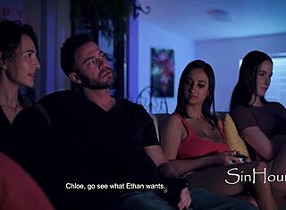 พ่อเลี้ยงหลอกเย็ดกลุ่มเพื่อนสาวนมโตหนักๆ