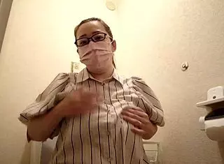 Married German bride masturbates big tits in toilet full movie