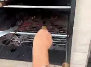 japanese blogger gives her pussy to bbq guy raw mid-review! 📱🍑🔥😏