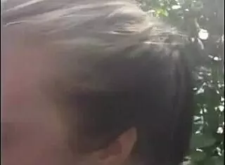 Cute blonde tinder date drops for public outdoor pov blowjob