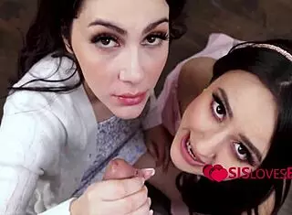 stepbro and stepsis show you nasty seduction in hot threesome?